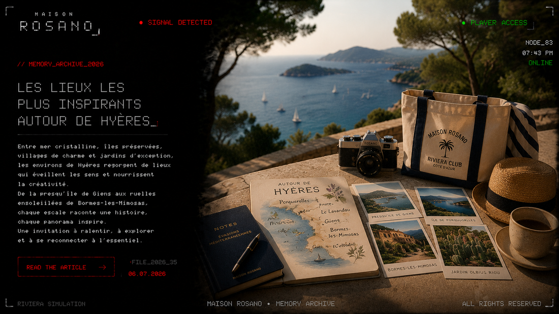 Les lieux les plus inspirants autour de Hyères