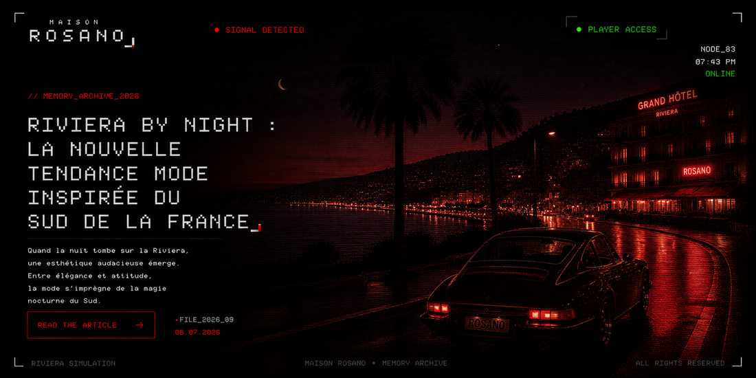 Riviera by Night : la nouvelle tendance mode inspirée du Sud de la France