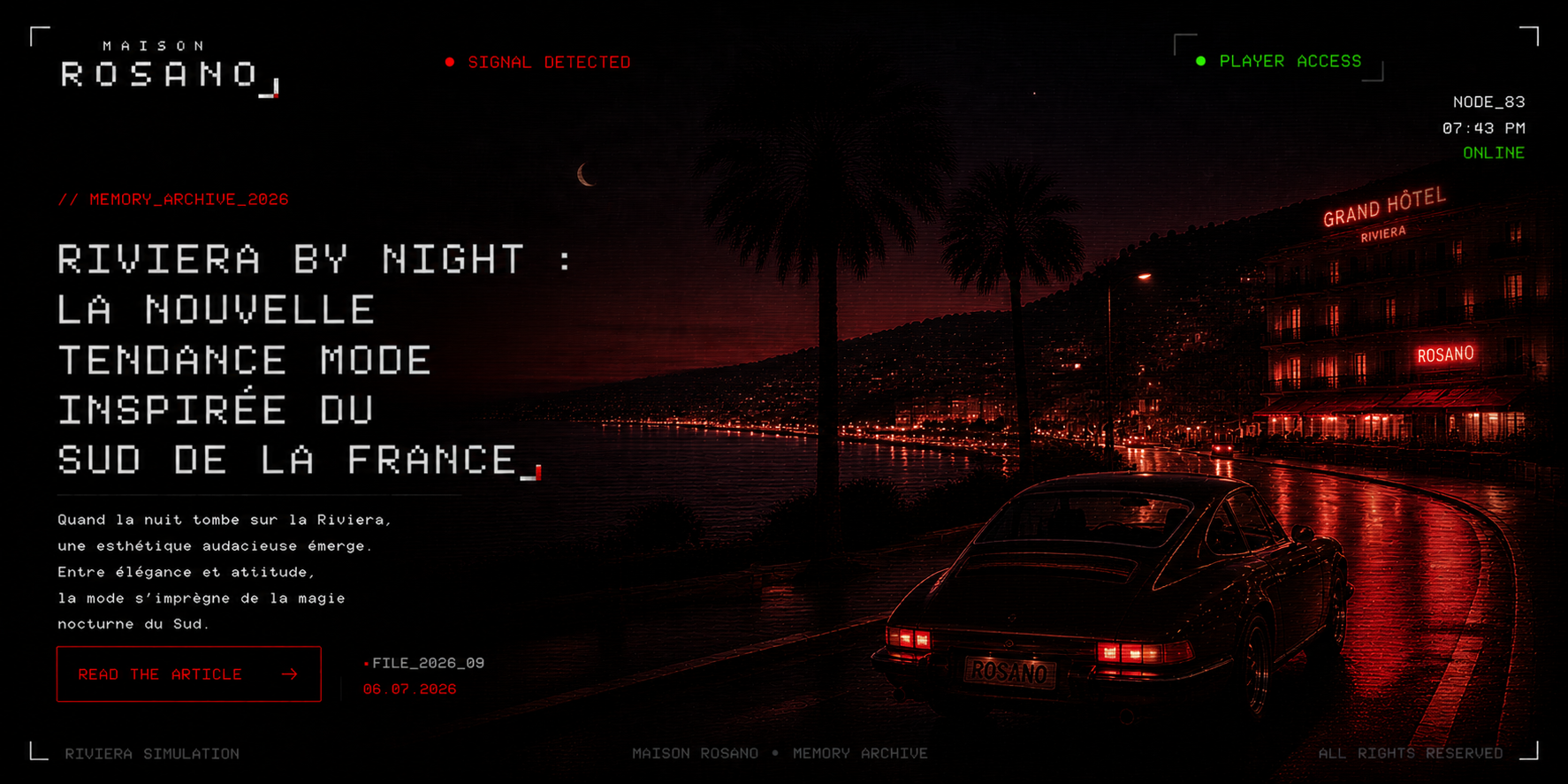 Riviera by Night : la nouvelle tendance mode inspirée du Sud de la France