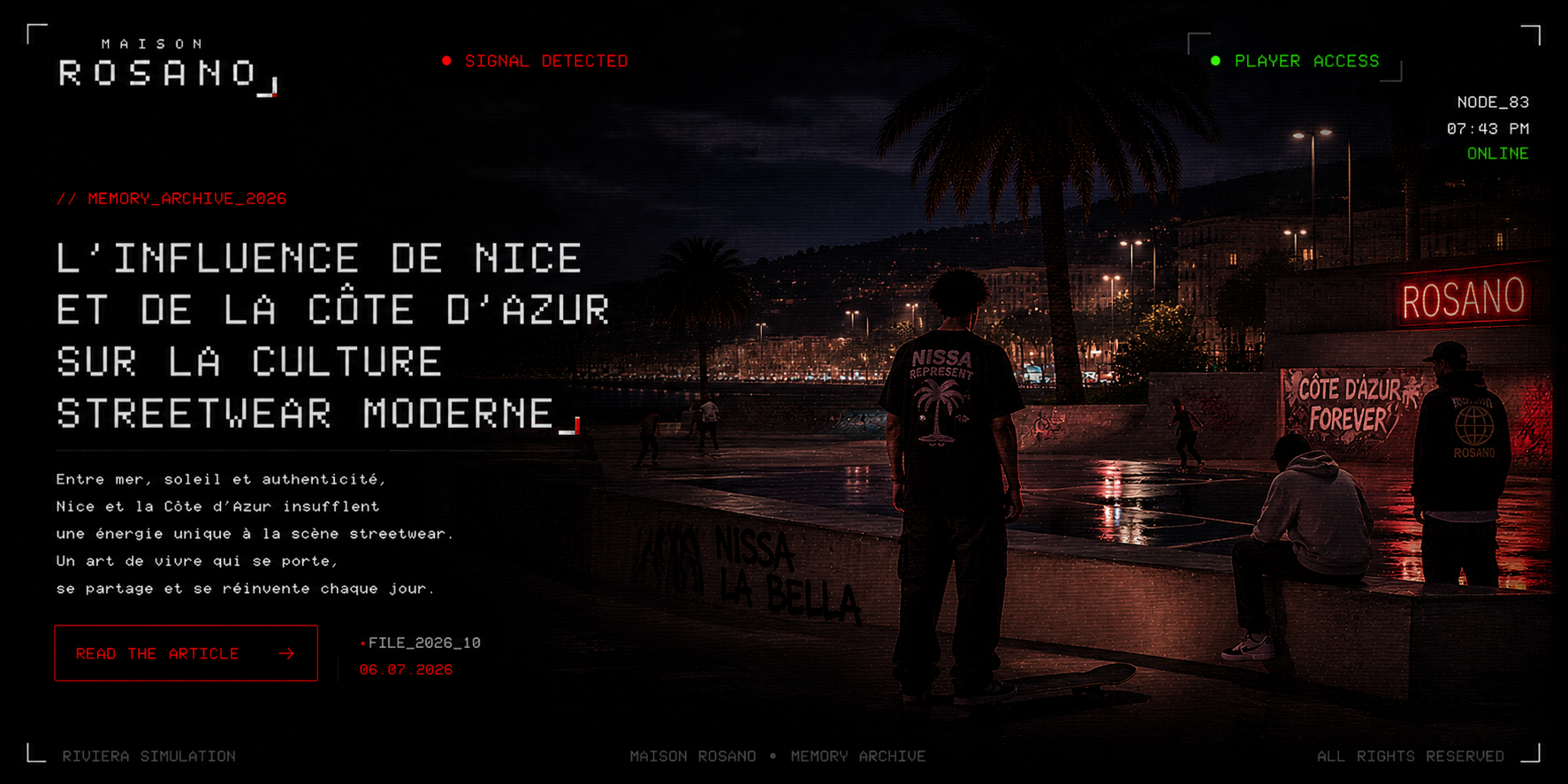 L’influence de Nice et de la Côte d’Azur sur la culture streetwear moderne