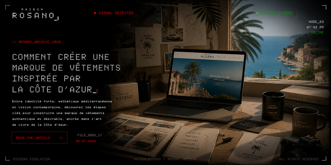 Comment créer une marque de vêtements inspirée par la Côte d’Azur