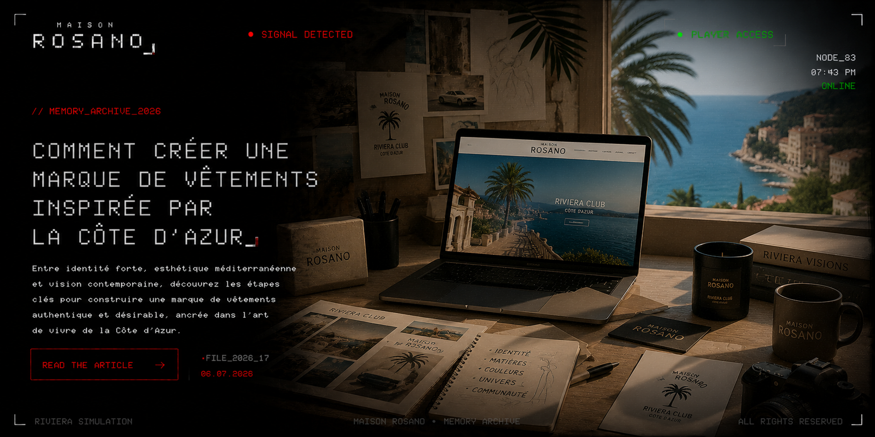 Comment créer une marque de vêtements inspirée par la Côte d’Azur