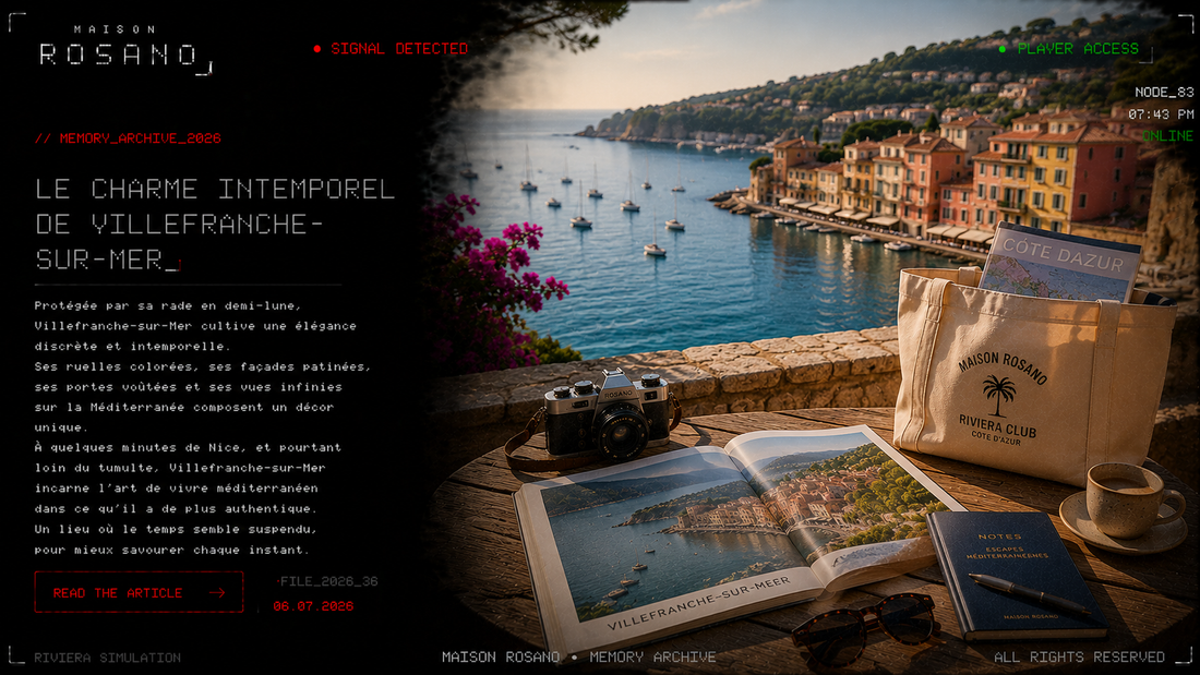 Le charme intemporel de Villefranche-sur-Mer