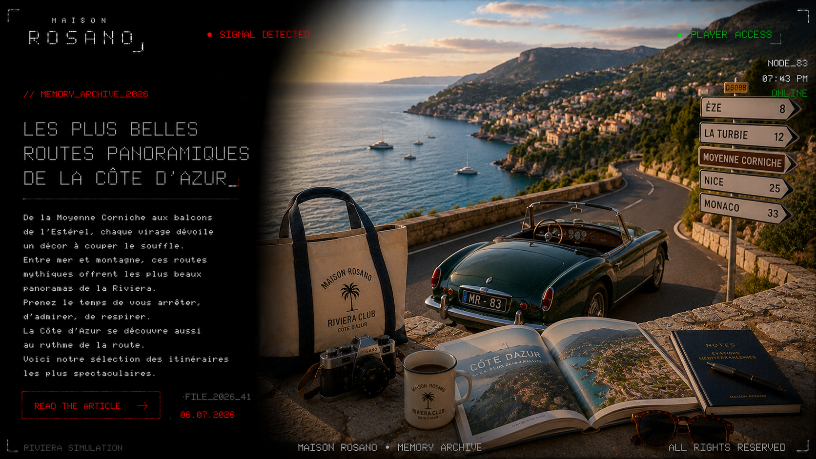 Les plus belles routes panoramiques de la Côte d’Azur